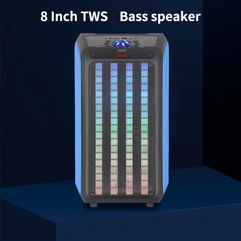 8-lnch сабвуфер с динамиком, наружный мобильный квадратный танцевальный беспроводной 5,0 Bluetooth рычаг звука, цветное освещение, эффект Домашнего Караоке
8-lnch сабвуфер с динамиком, наружный мобильный квадратный танцевальный беспроводной 5,0 Bluetooth рычаг звука, цветное освещение, эффект Домашнего Караоке