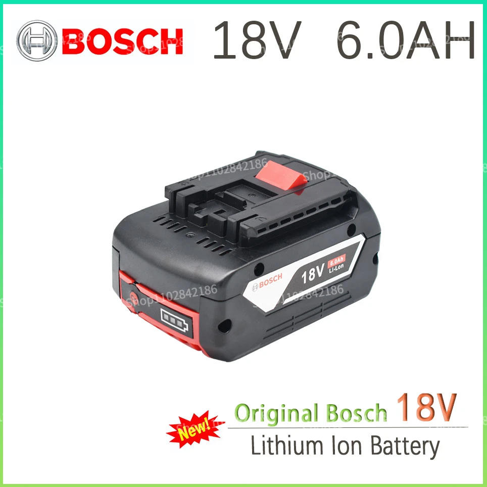 Bosch 18V Battery 6.0Ah Electric Drill 18V 6000mAh Rechargeable Li-ion Battery BAT609 BAT609G BAT618 BAT618G BAT614
Bosch 18V Battery 6.0Ah Electric Drill 18V 6000mAh Rechargeable Li-ion Battery BAT609 BAT609G BAT618 BAT618G BAT614
