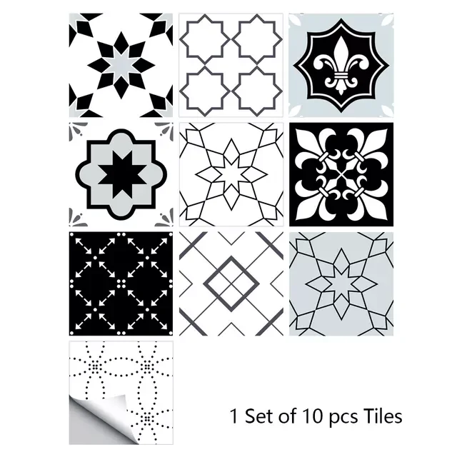 Retro Pattern Matte Surface Tiles Sticker Transfers Covers for Kitchen Bathroom Tables Floor Hard-wearing Art Wall Decals
Retro Pattern Matte Surface Tiles Sticker Transfers Covers for Kitchen Bathroom Tables Floor Hard-wearing Art Wall Decals