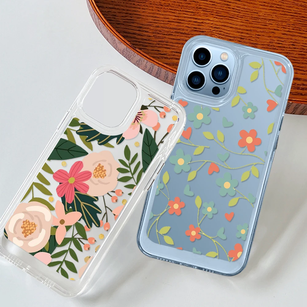 Clear Shell Flower Floral Phone Case for iPhone 14 13 12 11 Pro Max Mini XS XR X Shockproof Shell Cover for iPhone14ProMax Funda
Clear Shell Flower Floral Phone Case for iPhone 14 13 12 11 Pro Max Mini XS XR X Shockproof Shell Cover for iPhone14ProMax Funda