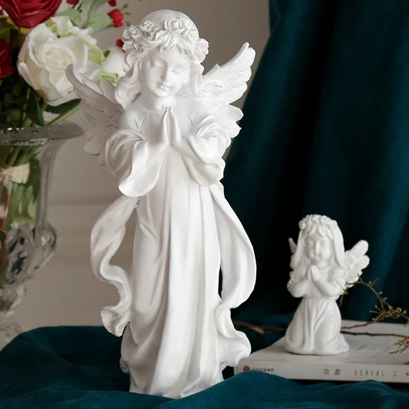 Modern Resin Home Decoration Small Angels with Wings European Cute Statue Nordic Style Creative Ornament Living Room Decoration
Modern Resin Home Decoration Small Angels with Wings European Cute Statue Nordic Style Creative Ornament Living Room Decoration