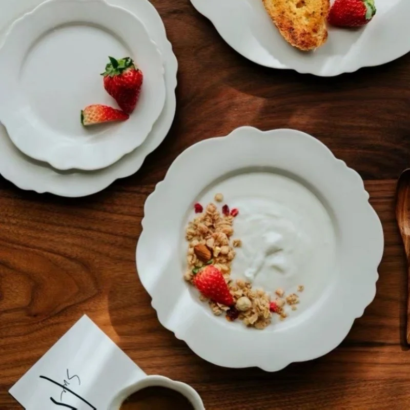 1pc Steak Plates Ceramic Western-Style Frutero Soup Plate Dessert Dishes For Home Kitchen Tableware Vajilla Assiette поднос
1pc Steak Plates Ceramic Western-Style Frutero Soup Plate Dessert Dishes For Home Kitchen Tableware Vajilla Assiette поднос