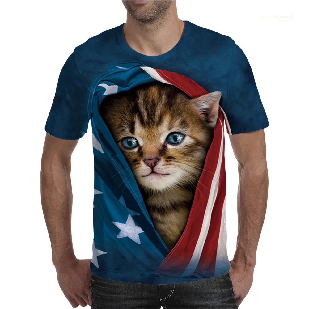 cute cat 3D Print Men's T-shirts Summer Polyester O-Neck Short Sleeve Loose Tops Tees Oversized T Shirt Men Clothing
cute cat 3D Print Men's T-shirts Summer Polyester O-Neck Short Sleeve Loose Tops Tees Oversized T Shirt Men Clothing