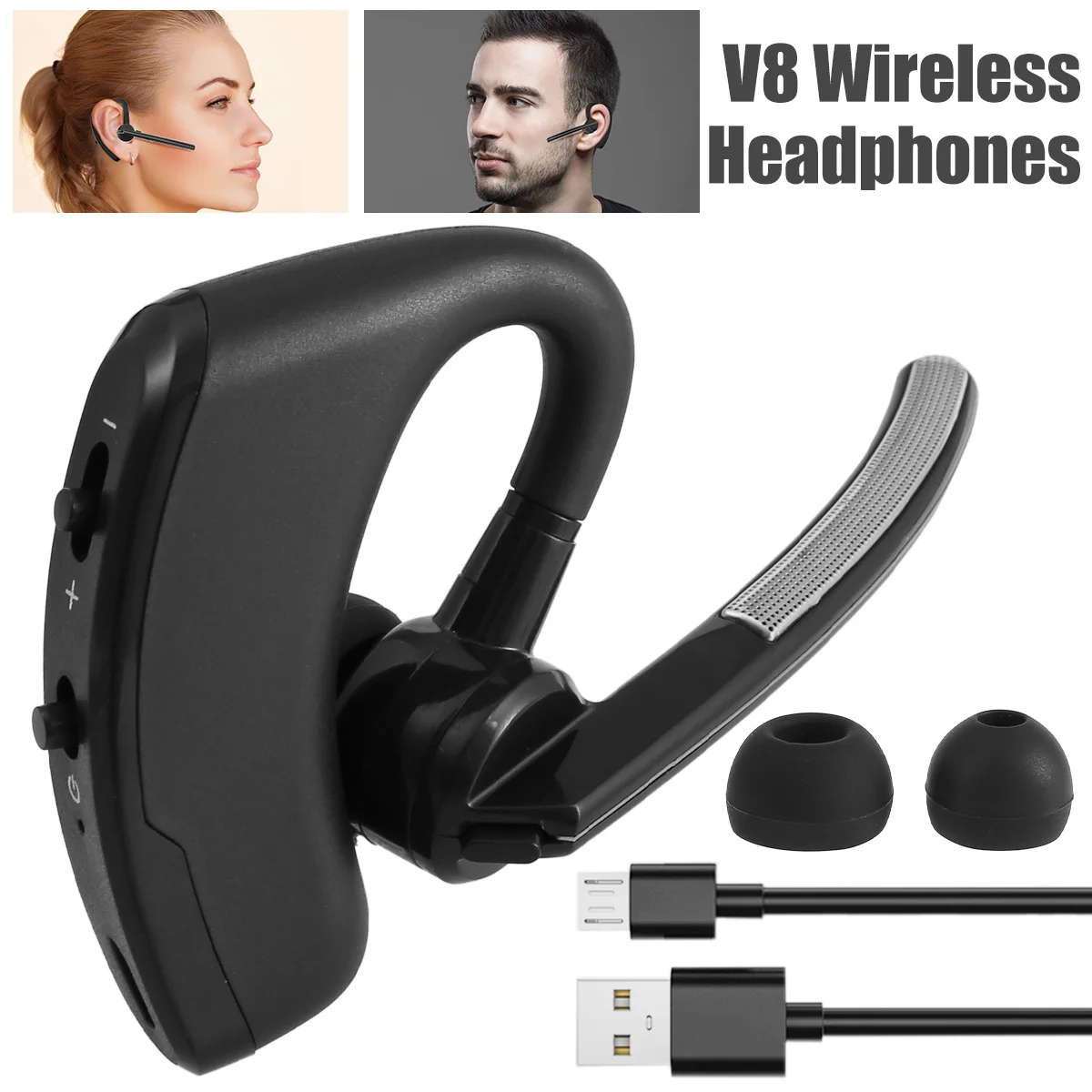 Наушники-вкладыши Беспроводные с шумоподавлением и аккумулятором на 90 мА · ч
Наушники-вкладыши Беспроводные с шумоподавлением и аккумулятором на 90 мА · ч