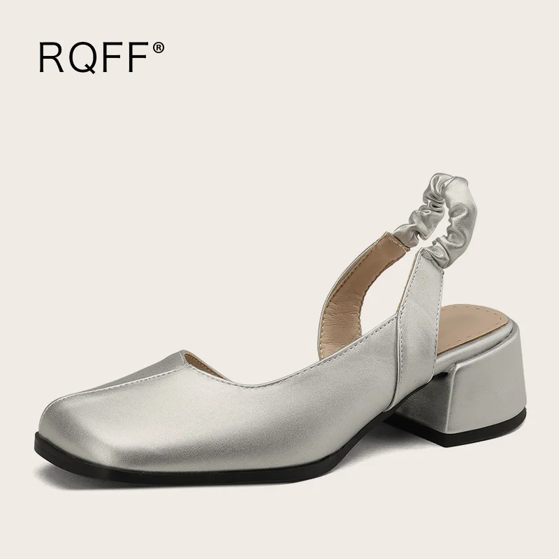 Plus Size 32 46 Women Sandals Summer New Fashion Retro Pu Leather Close Toe Rubber Silver Sole Block Heels Solid Handmade Shoes
Plus Size 32 46 Women Sandals Summer New Fashion Retro Pu Leather Close Toe Rubber Silver Sole Block Heels Solid Handmade Shoes