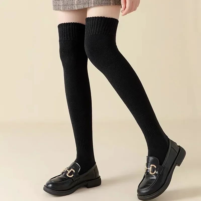 Knee Long Socks Thickened High Fashion Girl Stockings Thigh Blend Harajuku Terry Cotton Women's 3pair/lot Warm Over Sock Winter
Knee Long Socks Thickened High Fashion Girl Stockings Thigh Blend Harajuku Terry Cotton Women's 3pair/lot Warm Over Sock Winter