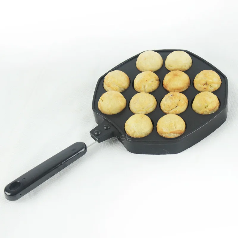 12 Holes Octopus Ball Bakeware Cast Iron Uncoated Nonstick Takoyaki Maker Meatball Mold Cake Baking Pan Kitchen BBQ Plate Tools
12 Holes Octopus Ball Bakeware Cast Iron Uncoated Nonstick Takoyaki Maker Meatball Mold Cake Baking Pan Kitchen BBQ Plate Tools