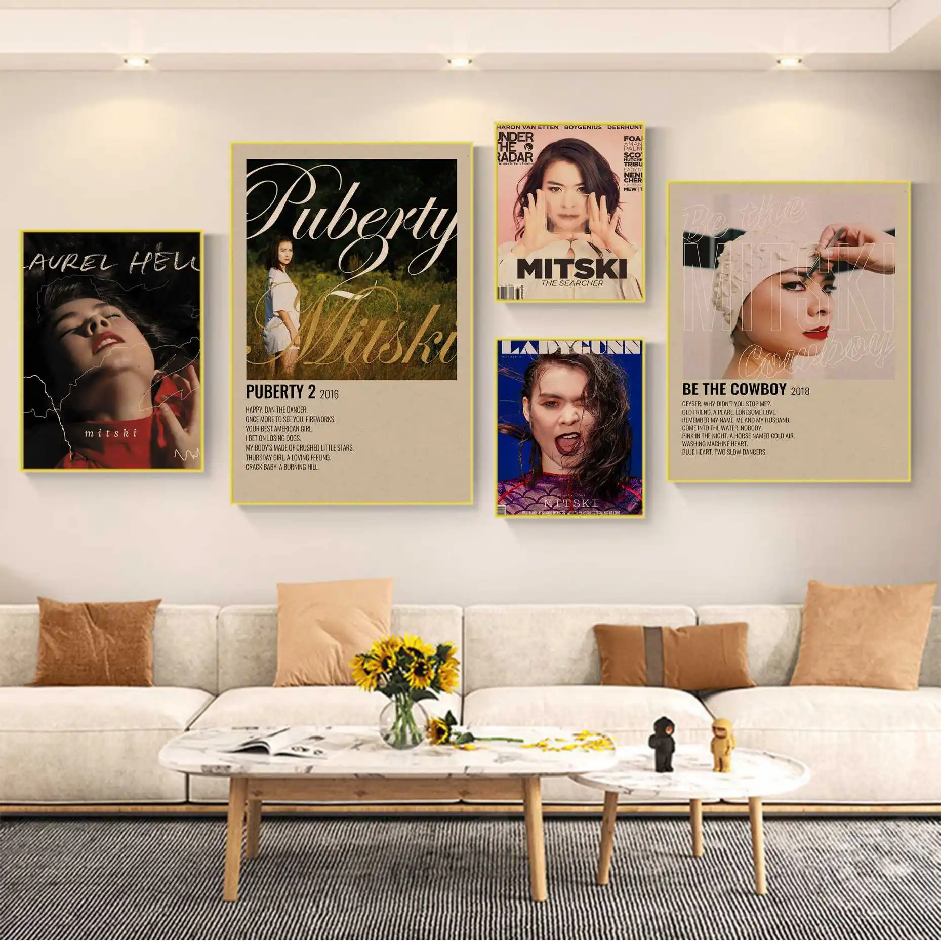 Singer Mitski Be The Cowboy Anime Posters Retro Kraft Paper Sticker DIY Room Bar Cafe Vintage decorative painting
Singer Mitski Be The Cowboy Anime Posters Retro Kraft Paper Sticker DIY Room Bar Cafe Vintage decorative painting