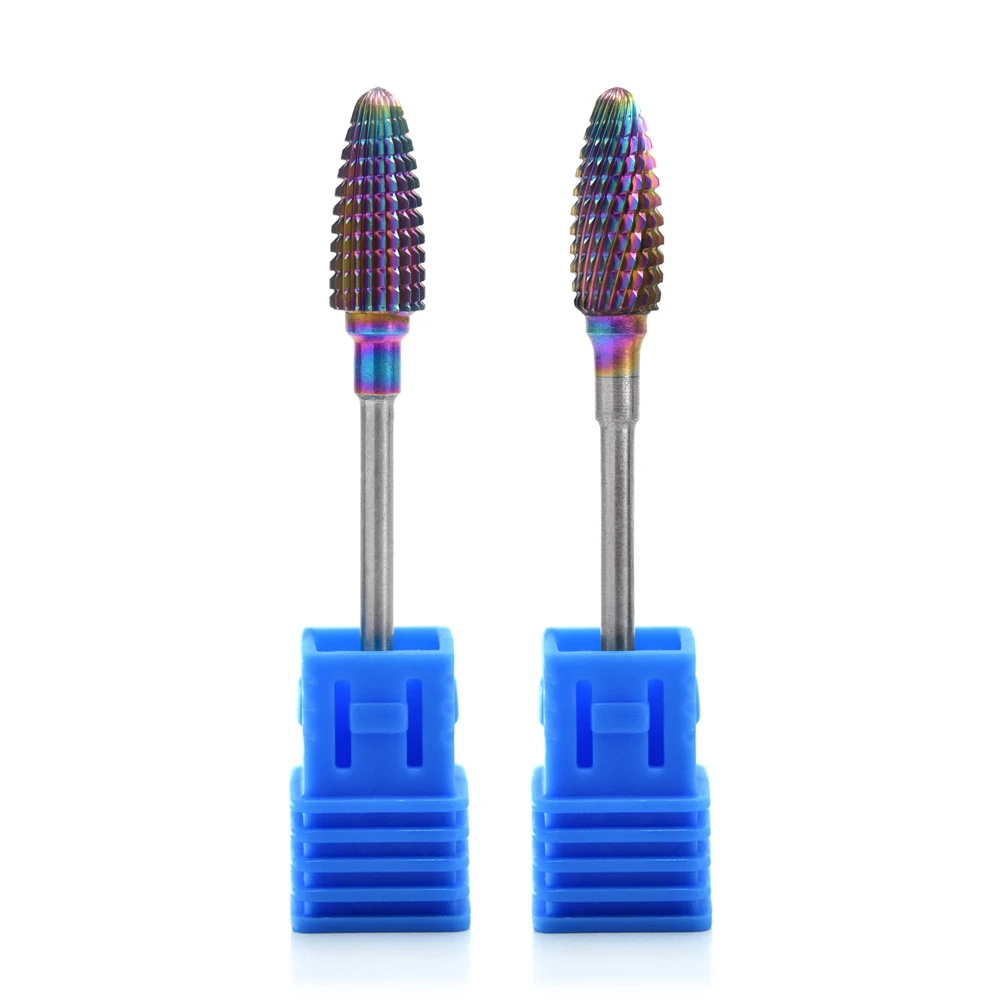 Carbide Tungsten Nail Drill Bit Rainbow Rotate Burr Milling Cutters for Gel Polish Remove Mancure Pedicure Electric Nail File
Carbide Tungsten Nail Drill Bit Rainbow Rotate Burr Milling Cutters for Gel Polish Remove Mancure Pedicure Electric Nail File