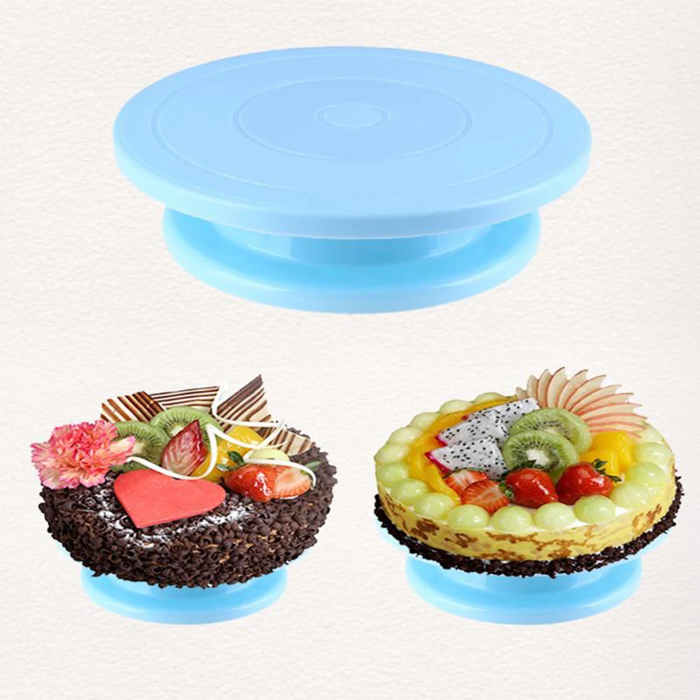 Cake Turntable 28cm Round Rotating Baking Tool Cake Stand Kitchen Accessories Plastic Decorative Gadgets Turntables
Cake Turntable 28cm Round Rotating Baking Tool Cake Stand Kitchen Accessories Plastic Decorative Gadgets Turntables