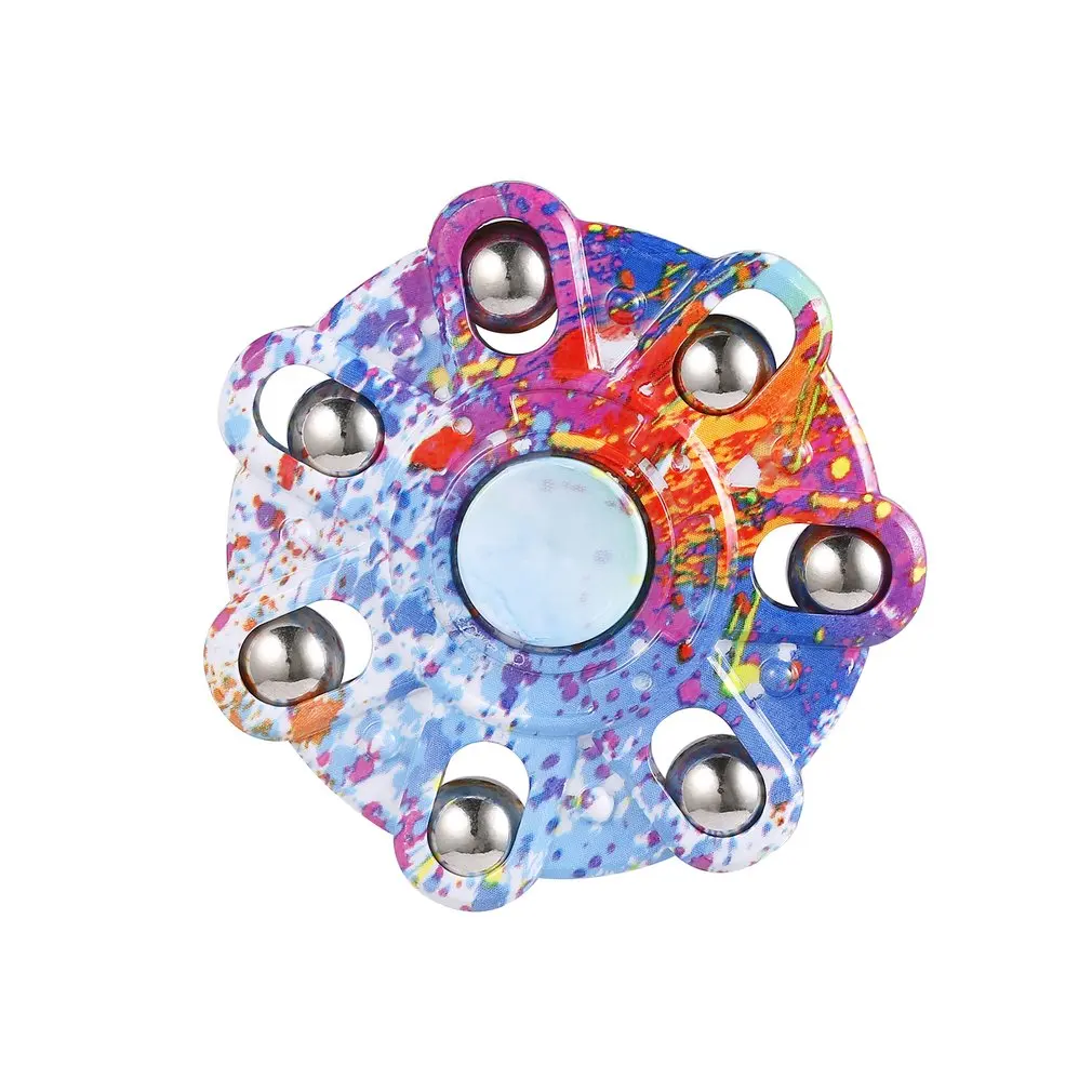 

Finger Spinner Hand Spinner Toy Fast Bearing for Killing Time Relieves Stress Anxiety Autism ADHD Relax Plum Blossom