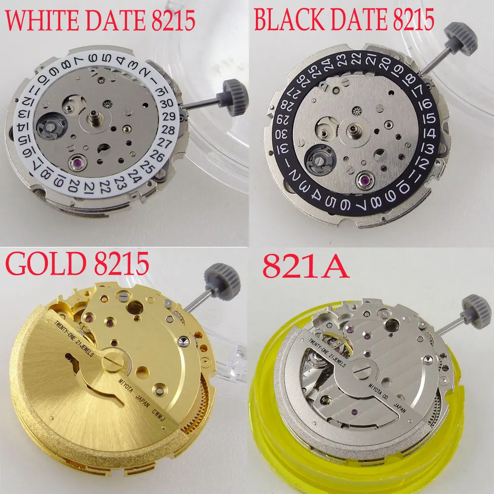Japan Genuine Miyota 8215 Automatic Mechanical Movement Black/White Date Display High Accuracy 21 Jewels 26mm*7.5mm
Japan Genuine Miyota 8215 Automatic Mechanical Movement Black/White Date Display High Accuracy 21 Jewels 26mm*7.5mm
