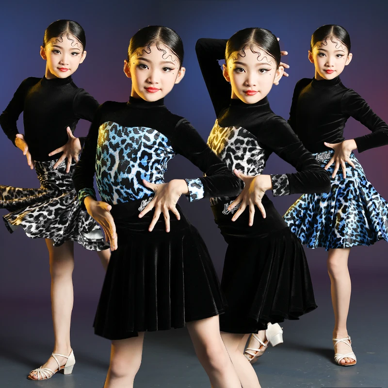 Children Latin Dance Dress Girls Split Practice Clothes Autumn Winter New Long Sleeve Latin Performance Competition Costumes
Children Latin Dance Dress Girls Split Practice Clothes Autumn Winter New Long Sleeve Latin Performance Competition Costumes