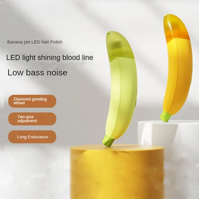 Banana Pet Nail Grinder Electric Led Silent Charging Cat Nail Knife Pet Special Nail Grinder Dog Clipper Charger
Banana Pet Nail Grinder Electric Led Silent Charging Cat Nail Knife Pet Special Nail Grinder Dog Clipper Charger