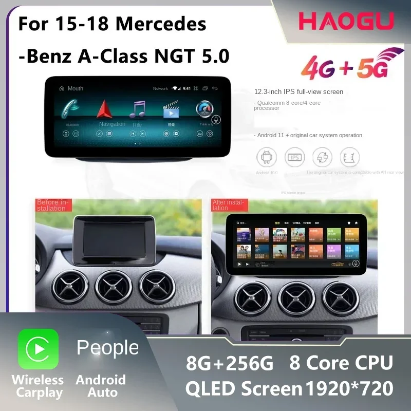 Mercedes-Benz оригинальный стиль Android умная навигационная система для GLA CLA A Class 15-18 Carplay