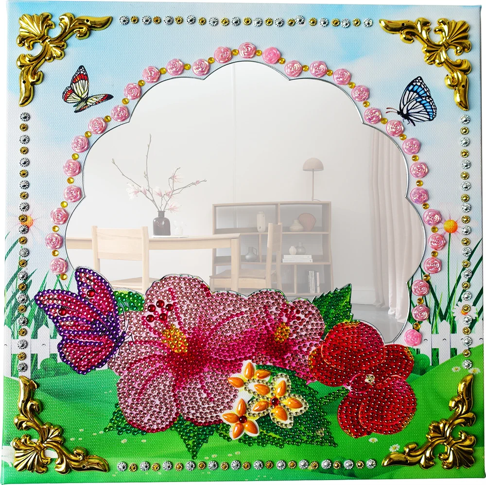 DIY Diamond Painting Decorative Mirror Diamond Embroidery Rhinestone Mosaic Craft Wall Hanging Home Decoration Birthday Gift
DIY Diamond Painting Decorative Mirror Diamond Embroidery Rhinestone Mosaic Craft Wall Hanging Home Decoration Birthday Gift
