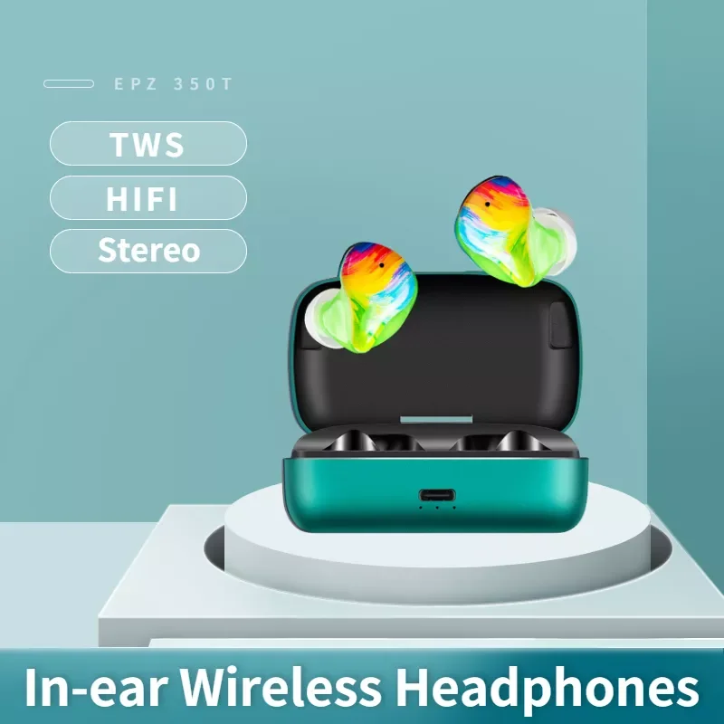 EPZ 350T HiFi Stereo TWS Bluetooth Earphones Sports In-ear Wireless Headphones Touch Control Noise Cancelling Headset Earbuds
EPZ 350T HiFi Stereo TWS Bluetooth Earphones Sports In-ear Wireless Headphones Touch Control Noise Cancelling Headset Earbuds