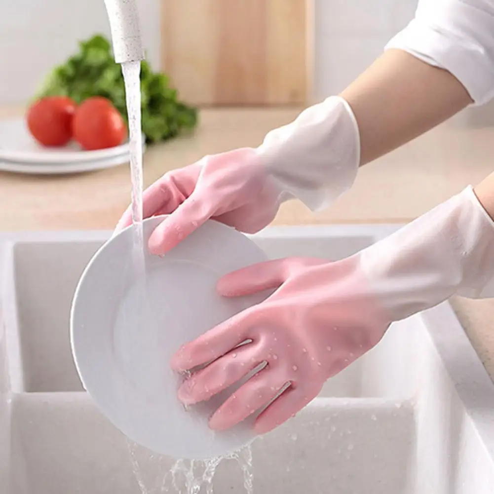 2Pcs/Pair Dishwashing Gloves Corrosion-resistant Reusable Easy Clean Unisex Waterproof Cleaning Gloves Housework Supplies
2Pcs/Pair Dishwashing Gloves Corrosion-resistant Reusable Easy Clean Unisex Waterproof Cleaning Gloves Housework Supplies
