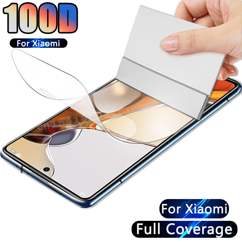 100D Hydrogel Film For Xiaomi Mi 12 11T Pro Note 10 Lite 11 Ultra Screen Protector On Mi 10T 9T 8 9 11i Mi11 12X Mi12 Not Glass
100D Hydrogel Film For Xiaomi Mi 12 11T Pro Note 10 Lite 11 Ultra Screen Protector On Mi 10T 9T 8 9 11i Mi11 12X Mi12 Not Glass