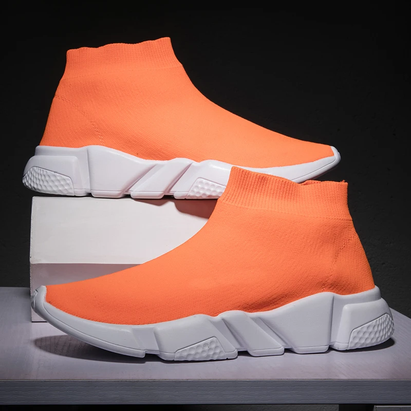 Designer Socks Sneakers Men Women Socks Shoes Fashion Orange Men Casual Shoes Slip on Loafers Breathable Platform Sneakers 2023
Designer Socks Sneakers Men Women Socks Shoes Fashion Orange Men Casual Shoes Slip on Loafers Breathable Platform Sneakers 2023