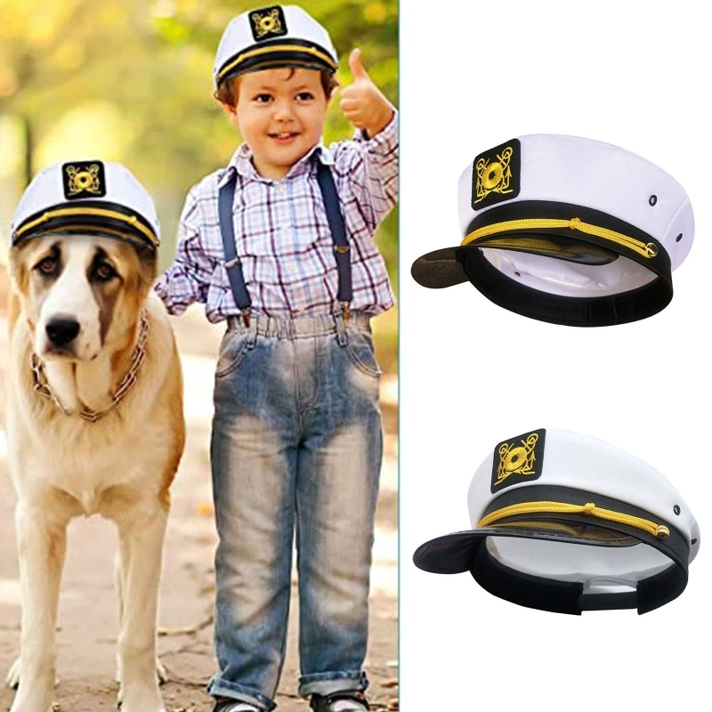 Stylish Yacht Boat Captain Marine Admiral Embroidered Sailor Costume Navy Hat for Men Women Party Cosplay
Stylish Yacht Boat Captain Marine Admiral Embroidered Sailor Costume Navy Hat for Men Women Party Cosplay
