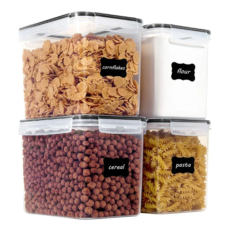 4Pcs Airtight Food Storage Containers 3.6L-Plastic BPA Free Kitchen Pantry Storage Containers For Sugar,Flour And Baking
4Pcs Airtight Food Storage Containers 3.6L-Plastic BPA Free Kitchen Pantry Storage Containers For Sugar,Flour And Baking
