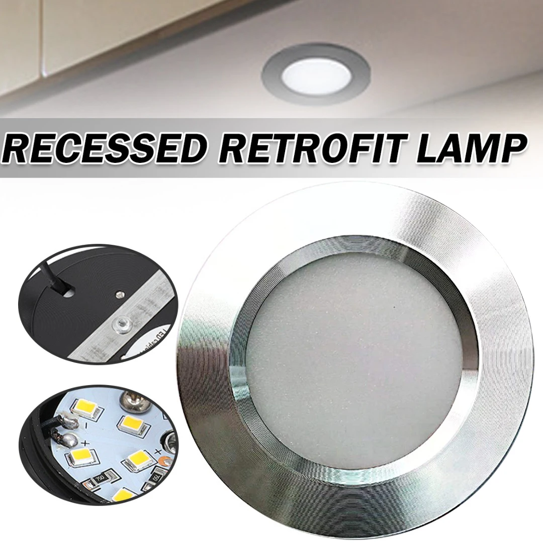 Mayitr 1pc DC 12V LED Downlight Super Bright Dimmable Round Lamp Recessed Ceiling Lights For Boat Camper Cabinet
Mayitr 1pc DC 12V LED Downlight Super Bright Dimmable Round Lamp Recessed Ceiling Lights For Boat Camper Cabinet