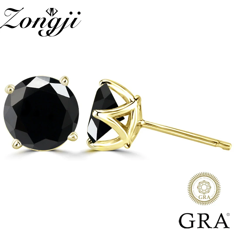 ZONGJI Classic 2.0ct Moissanite Earrings S925 Silver Black Gold Hip Hop Vintage Diamond Stud Earring for Women Men Fine Jewelry
ZONGJI Classic 2.0ct Moissanite Earrings S925 Silver Black Gold Hip Hop Vintage Diamond Stud Earring for Women Men Fine Jewelry