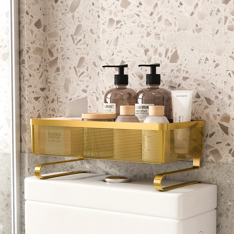 Storage Over Toilet Organizer Basket Bathroom Toothbrush Wall Mounted Shelves Heavy Duty Gold Metal Estante Ducha Furniture
Storage Over Toilet Organizer Basket Bathroom Toothbrush Wall Mounted Shelves Heavy Duty Gold Metal Estante Ducha Furniture