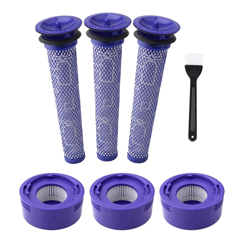 Вакуумный фильтр для Dyson V7, V8, беспроводной пылесос, 3-контактный фильтр, 3-контактный предварительный фильтр, заменяет деталь 965661-01 и 967478-01 
Вакуумный фильтр для Dyson V7, V8, беспроводной пылесос, 3-контактный фильтр, 3-контактный предварительный фильтр, заменяет деталь 965661-01 и 967478-01