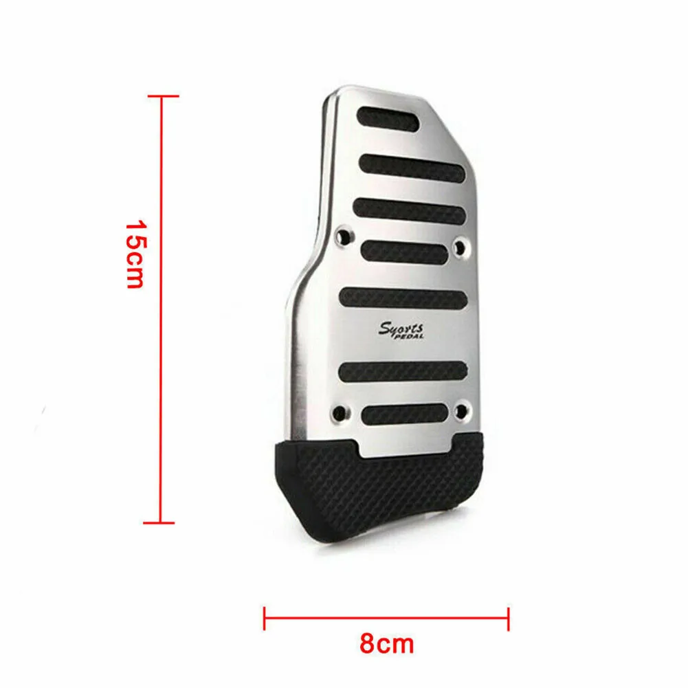 Gear Car Foot Pedal Automatic Manual Silver 1 Set Accelerator Aluminium Alloy + PVC Anti-Skid Decor Durable New
Gear Car Foot Pedal Automatic Manual Silver 1 Set Accelerator Aluminium Alloy + PVC Anti-Skid Decor Durable New