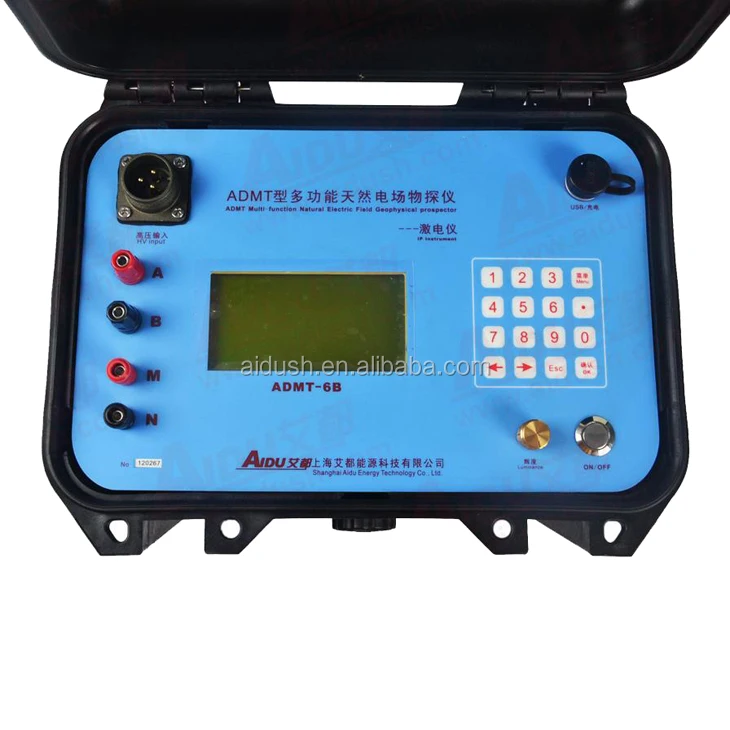 Hot-sale morden design ADMT-6B Multi-Function Digital DC IP(Induced Polarization) Detector/ Mineral Water detector
Hot-sale morden design ADMT-6B Multi-Function Digital DC IP(Induced Polarization) Detector/ Mineral Water detector