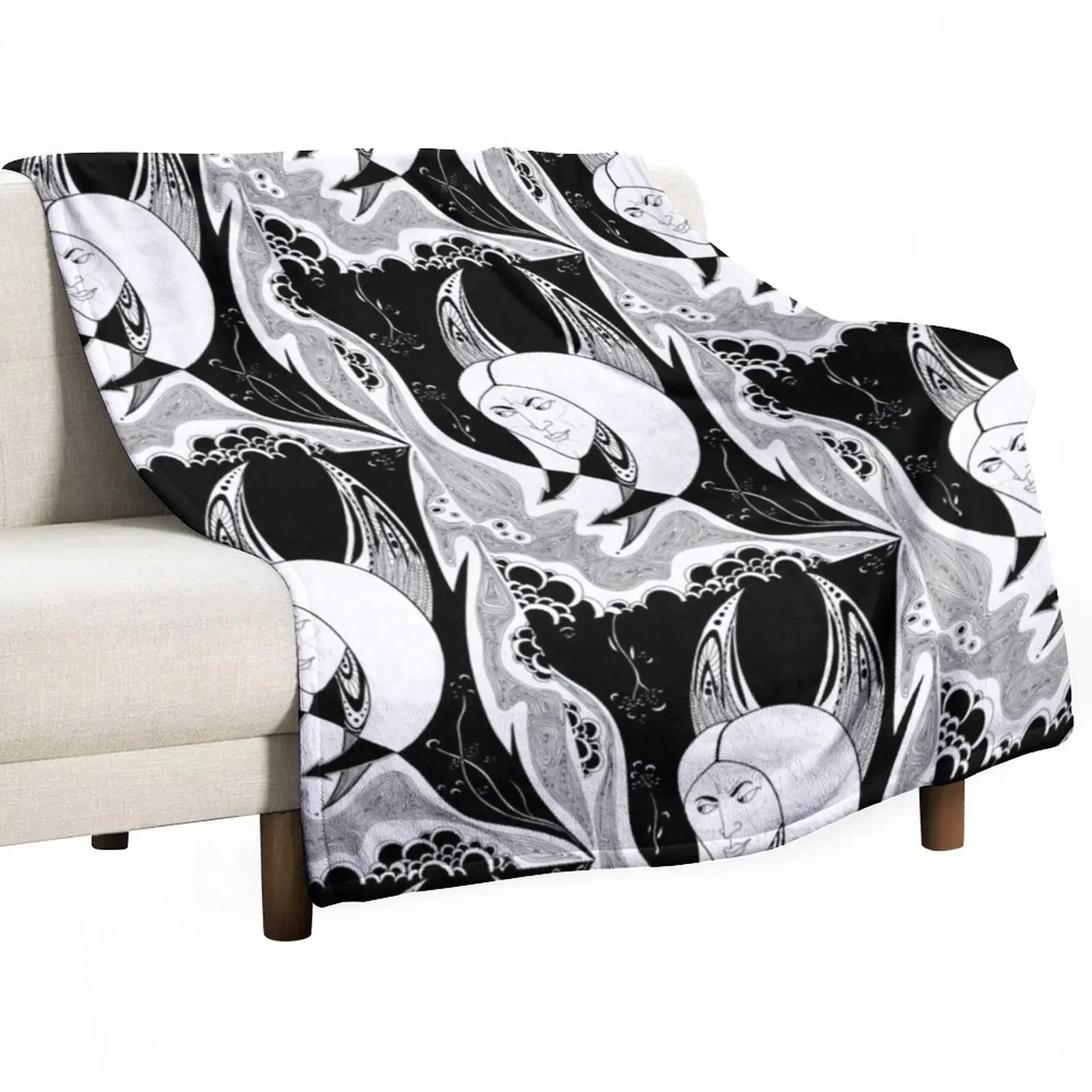 

Aubrey Beardsley, мягкое одеяло, покрывало для дивана, пушистые красивые одеяла