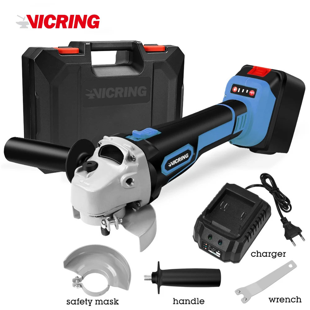 VICRINGInventory Clearance Electric Cordless Angle GrinderCordless Mini Electric Brushless Angle Grinder Machine
VICRINGInventory Clearance Electric Cordless Angle GrinderCordless Mini Electric Brushless Angle Grinder Machine