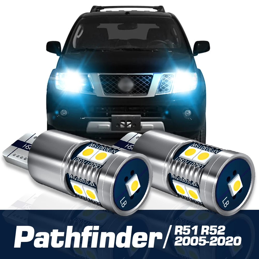 

2pcs LED Parking Light Clearance Bulb Canbus Accessories For Nissan Pathfinder R51 R52 2005-2020 2011 2012 2013 2014 2015 2016