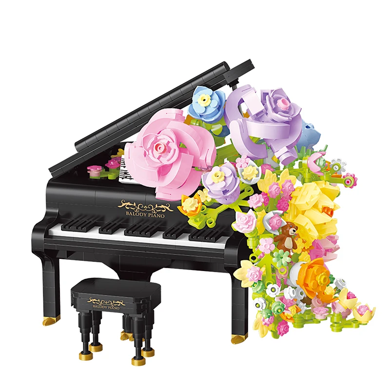 Creative and Fun Simulated Piano Flower Tabletop Decoration Ornaments Micro Building Blocks Bricks Toys Gifts
Creative and Fun Simulated Piano Flower Tabletop Decoration Ornaments Micro Building Blocks Bricks Toys Gifts