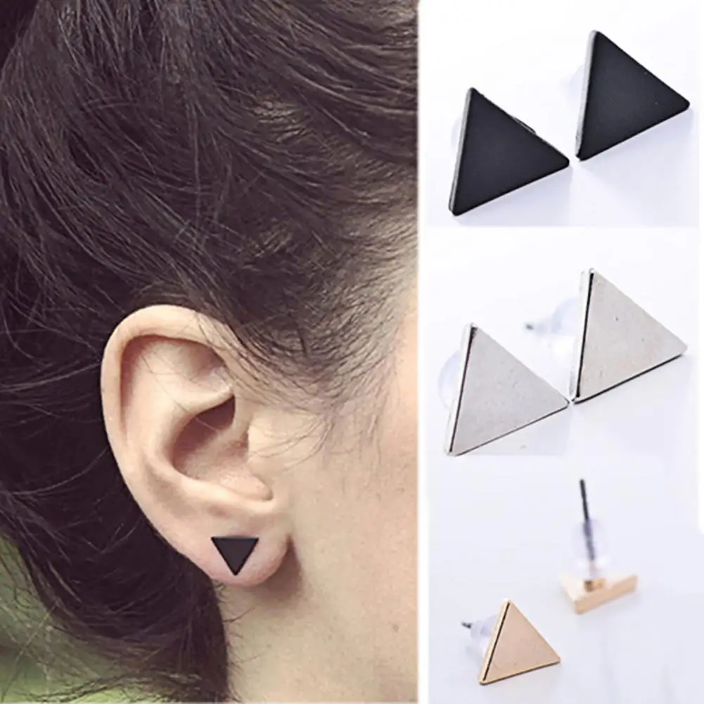 1 Pair Ear Studs Triangle Fashion Jewelry Alloy Lady Punk Style Simple Triangle Earring for Dating
1 Pair Ear Studs Triangle Fashion Jewelry Alloy Lady Punk Style Simple Triangle Earring for Dating