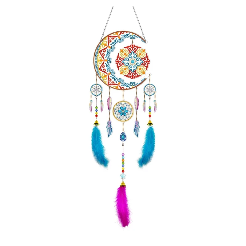 DIY Diamond Painting Ornament Wind Chimes Dream Diamond Embroidery Mosaic Dream Catcher Home Decoration Handmade
DIY Diamond Painting Ornament Wind Chimes Dream Diamond Embroidery Mosaic Dream Catcher Home Decoration Handmade