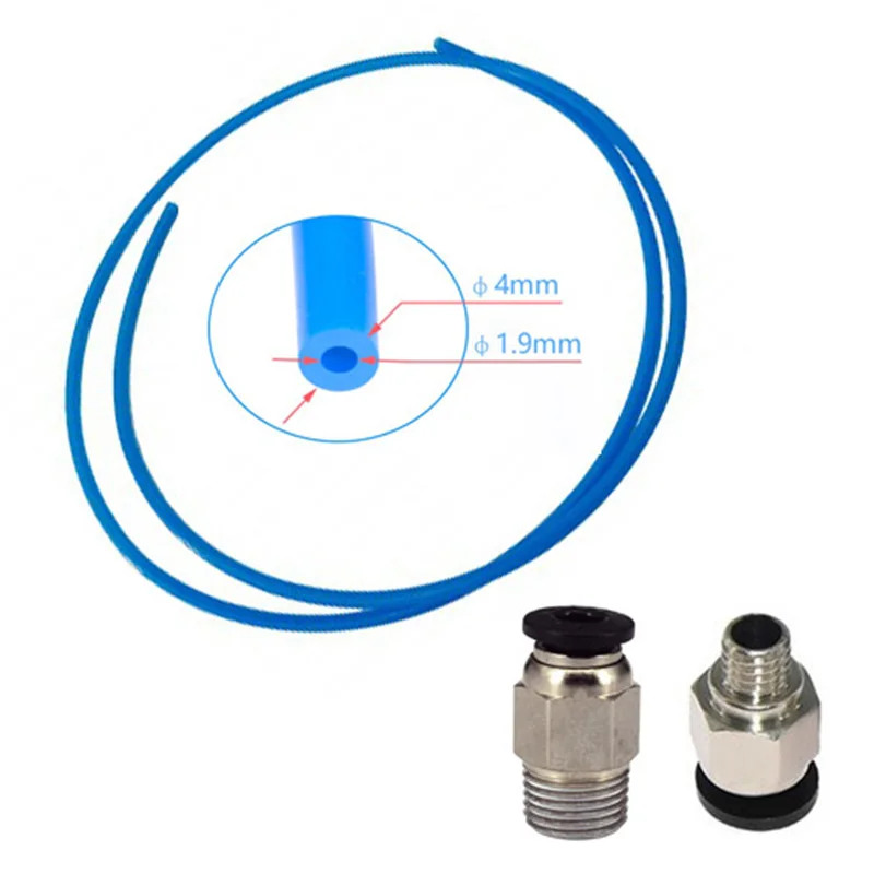 100% Brand New For Ender 3 Upgraded PTFE 4mm Tube With PC4-M6 &PC4- M10 Pneumatic Connector Pro (blue)
100% Brand New For Ender 3 Upgraded PTFE 4mm Tube With PC4-M6 &PC4- M10 Pneumatic Connector Pro (blue)