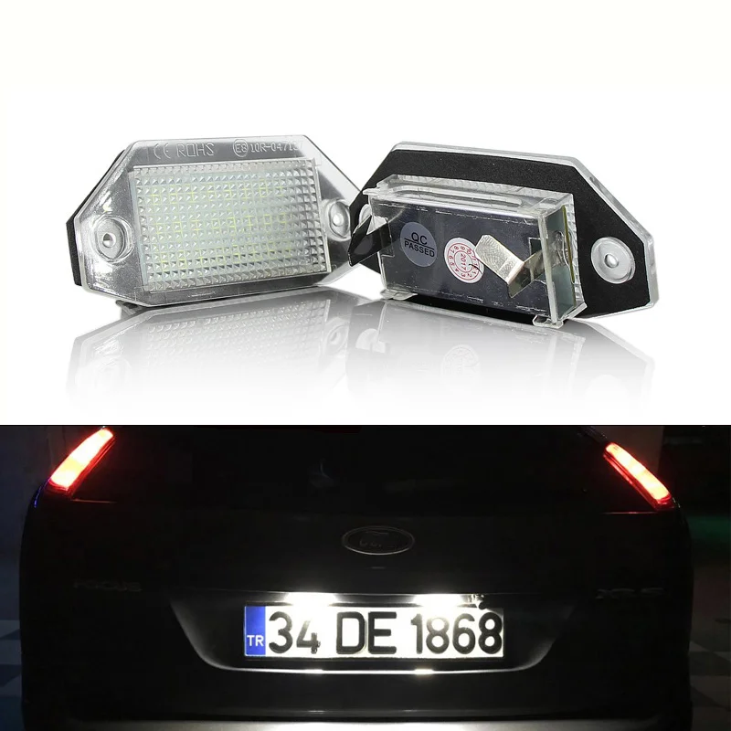 2pcs Car Led License Plate Lights Bulb For Mondeo MK3 2000-2007 4/5 Door 12V White 24SMD Error Free Number License Plate Lights
2pcs Car Led License Plate Lights Bulb For Mondeo MK3 2000-2007 4/5 Door 12V White 24SMD Error Free Number License Plate Lights