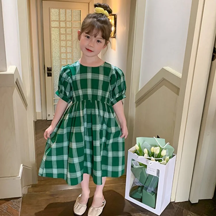 Girls Spanish Dress 2022 Summer Vintage Baby Girl Plaid Cotton One Piece Dresses Korean Style Children Clothing Kids Retro Robe
Girls Spanish Dress 2022 Summer Vintage Baby Girl Plaid Cotton One Piece Dresses Korean Style Children Clothing Kids Retro Robe