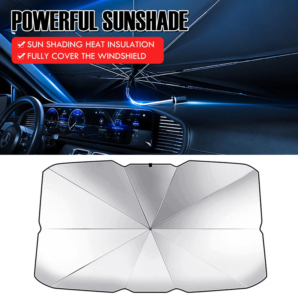 Car Windshield Sunshade Umbrella Foldable Type Sun Shade for Car Window Summer Sun Protection Heat Insulation Car Front Shading
Car Windshield Sunshade Umbrella Foldable Type Sun Shade for Car Window Summer Sun Protection Heat Insulation Car Front Shading