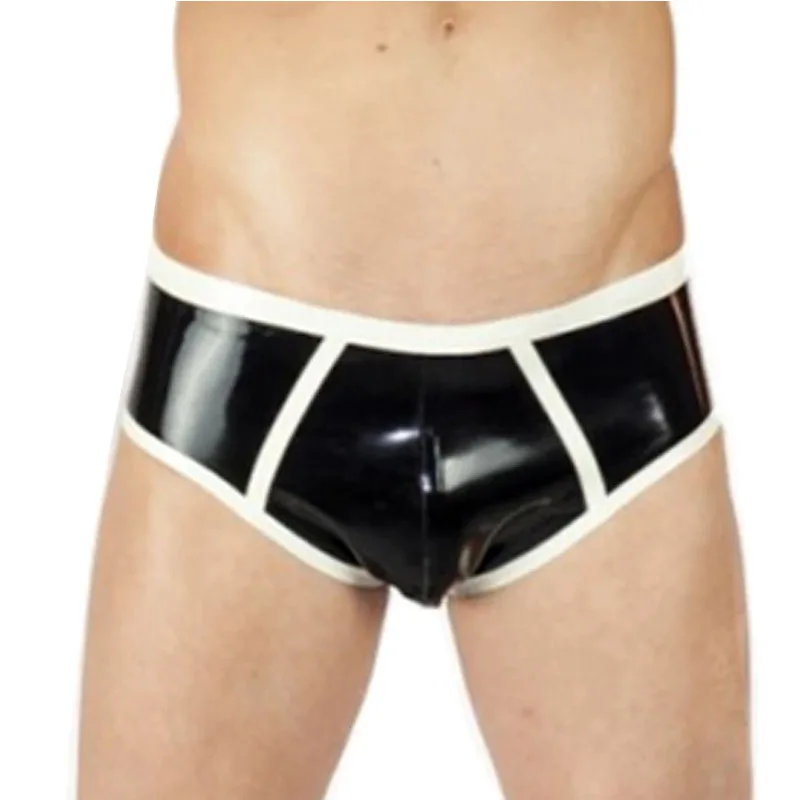 Latex Rubber Tight Shorts Fetish Men Underwear Boxer Panties White with Black Custom Made (No Zip)
Latex Rubber Tight Shorts Fetish Men Underwear Boxer Panties White with Black Custom Made (No Zip)