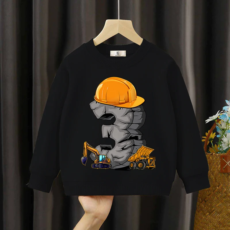 Excavator Cartoon Print 4-16y Autumn Sweatshirts Coat Baby Boys Girls Sports Hoodies Children's Long Sleeve Tops Clothing 2022
Excavator Cartoon Print 4-16y Autumn Sweatshirts Coat Baby Boys Girls Sports Hoodies Children's Long Sleeve Tops Clothing 2022