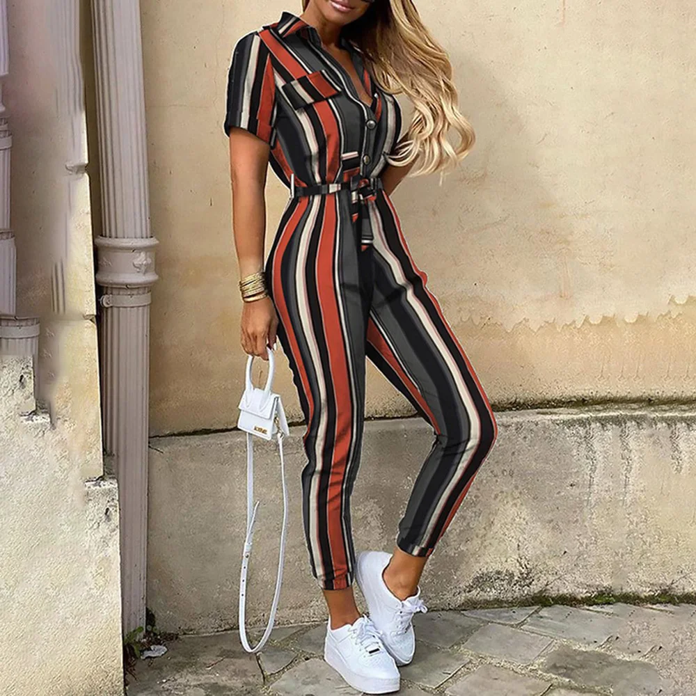 Richkeda Store New Summer Casual Short Sleeve Rompers Womens Jumpsuit Pure Color Button Overalls For Women Fashion Lace
Richkeda Store New Summer Casual Short Sleeve Rompers Womens Jumpsuit Pure Color Button Overalls For Women Fashion Lace