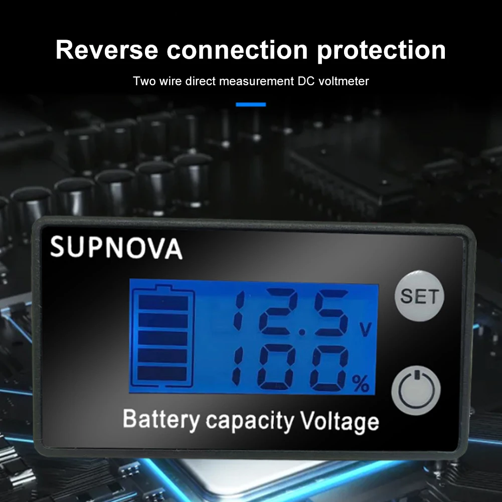 Battery Capacity Indicator DC 7-68V Lead Acid Lithium Battery Capacity Gauge Meter Voltmeter Voltage Tester For Car Vehicle
Battery Capacity Indicator DC 7-68V Lead Acid Lithium Battery Capacity Gauge Meter Voltmeter Voltage Tester For Car Vehicle