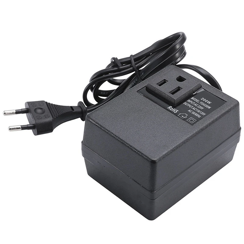 6X Voltage Converter Transformer 110V Step Down Travel Voltage Transformer Converter EU Plug
6X Voltage Converter Transformer 110V Step Down Travel Voltage Transformer Converter EU Plug