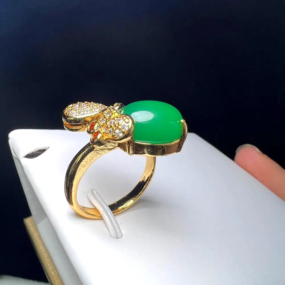 Green Agate Finger Ring Charm Gold Color Rings Adjustable Leaf Butterfly Copper Stone Ring Zircon For Women 2022 Free Shipping
Green Agate Finger Ring Charm Gold Color Rings Adjustable Leaf Butterfly Copper Stone Ring Zircon For Women 2022 Free Shipping