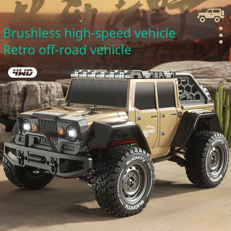 2.4g Remote Controlled Off-road Vehicle Rc 4WD Brushless 60km/h or 76km/h High Speed Drift Cars Metal Modified Racing Car 124016
2.4g Remote Controlled Off-road Vehicle Rc 4WD Brushless 60km/h or 76km/h High Speed Drift Cars Metal Modified Racing Car 124016