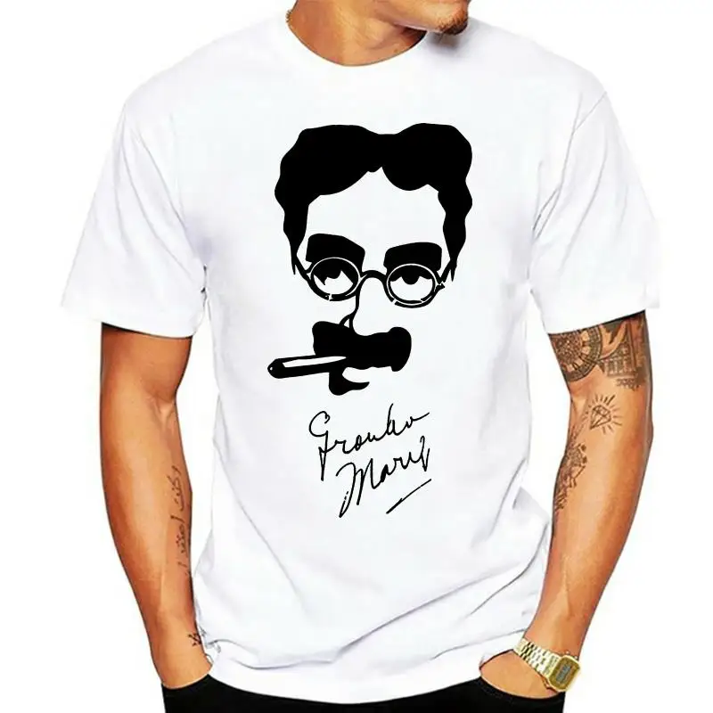 2019 крутая футболка с автографом Groucho Marx, 100% хлопок, футболка для братьев Chico
2019 крутая футболка с автографом Groucho Marx, 100% хлопок, футболка для братьев Chico